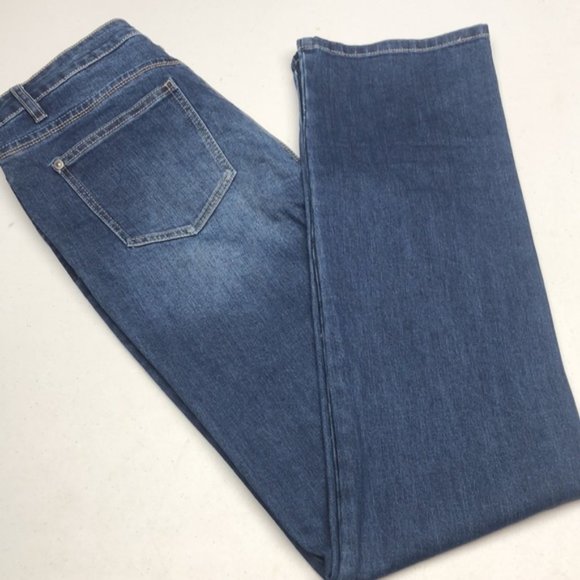 LIKE NEW DAVID BITTON MIDRISE STRAIGHT LEG STRETCH JEANS 6/28x32 ⭐️ - Picture 3 of 12